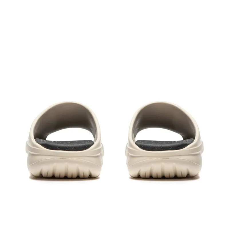LiNing SOFT SLIPPER Slide Slippers Unisex Rock White Gray-4