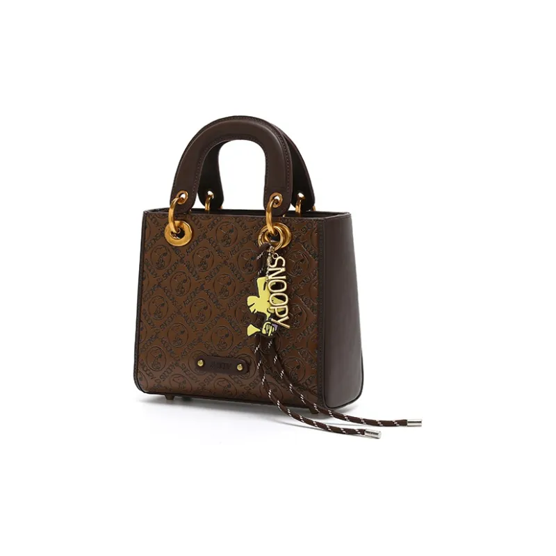 SNOOPY PU DaiFeng Bag One Shoulder Handbag Regular Women's Coffee-2