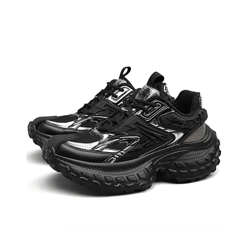 ORD Impact Resistant Wear Resistant Lightweight Breathable Slip Resistant Low Top Chunky Sneakers Unisex-2