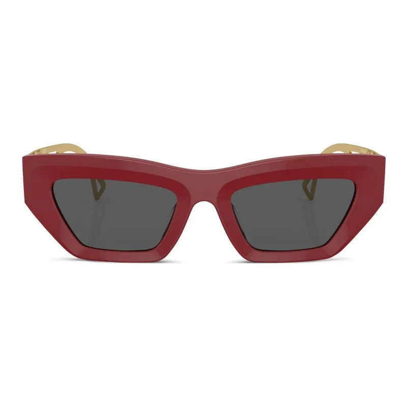 VERSACE Logo embossed Square frame Sunglasses-0
