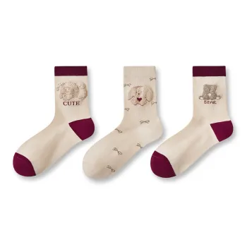YUZHAOLIN Mid Calf Socks Women's Combo Set