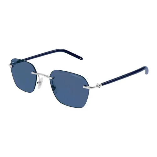 MONTBLANC Rimless Square frame Sunglasses