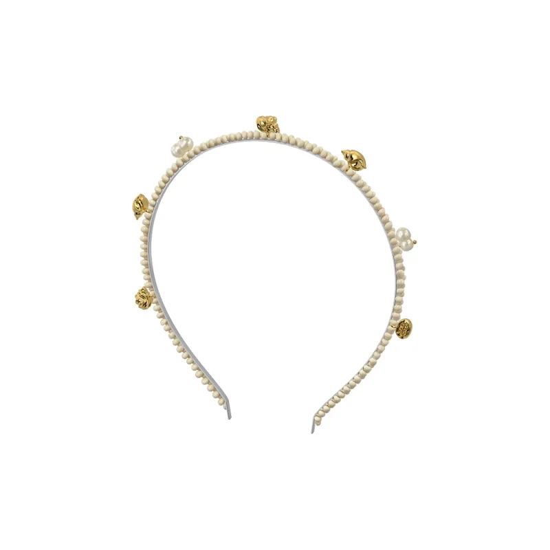 MARSEVEN Copper Gold Plated Stainless Steel Headbands Women's-0