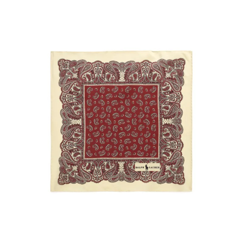 Polo Ralph Lauren Paisley-print Pocket Square-0