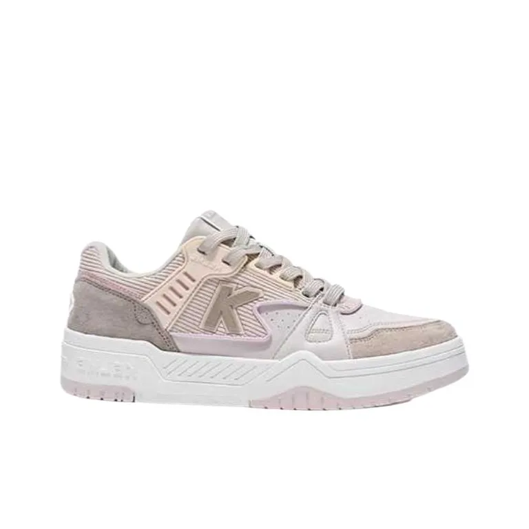 KELME Anti Slip And Wear Resistant Lightweight Low Top Casual Shoes Women's Beige Yellow-1