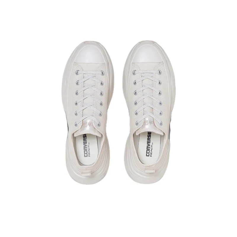 Converse All Star Anti Slip Wear Resistant Low Top Canvas Shoes Unisex Beige-3