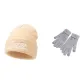 Beige Cap+Dark Gray Glove