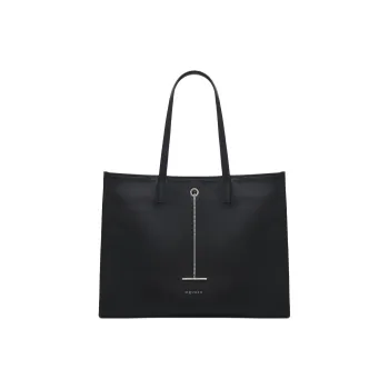 Alexander McQueen Smooth Calf Leather Tote Bag Shopping Bag Handbag Men's Black