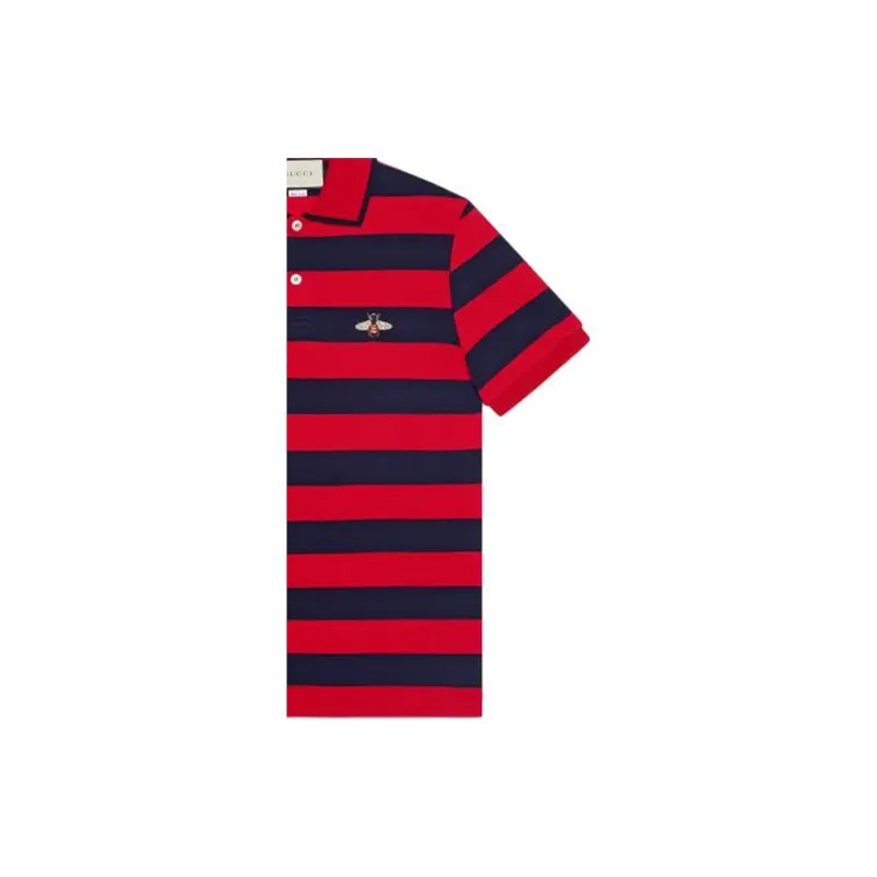 GUCCI Polo Shirts Men Red-2