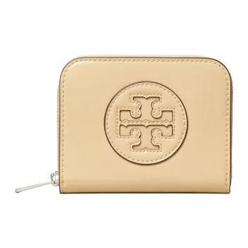 TORY BURCH Ella Leather Wallet Small Size Women's Vanilla