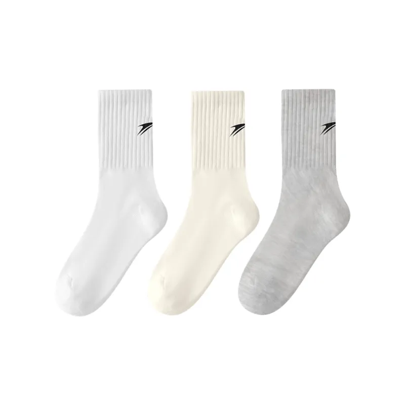 Kinglake Spring And Autumn Mid Calf Socks Unisex 3 Pack-6