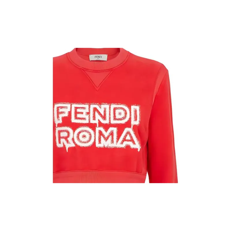 FENDI SS23 Chinese New Year Sweatshirt Women's Red-3
