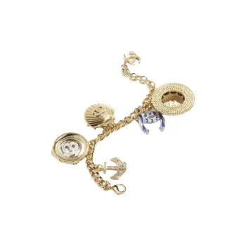 CHANEL Metal Bracelets Women's Gold