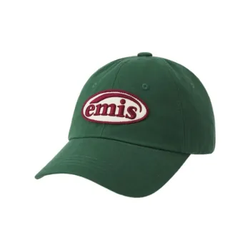 Emis Fabric Baseball Caps Unisex Green Baseball Cap