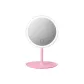 [Upgraded]Cherry Blossom Pink[Tricolor Stepless Dimming]Makeup Mirror