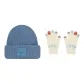 Blue Cap+Beige Glove