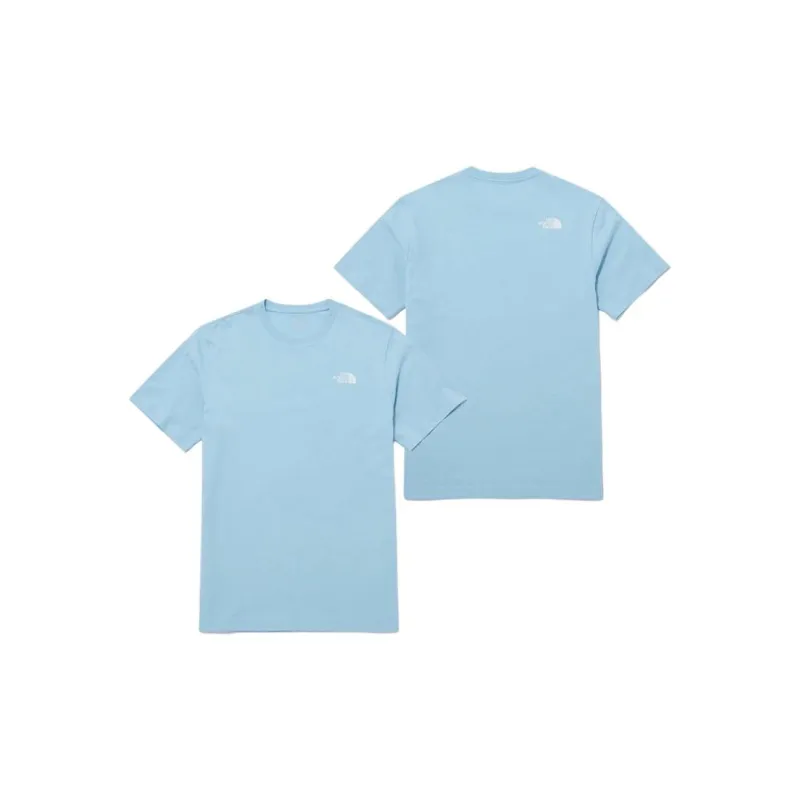 THE NORTH FACE T Shirts Men Sky Blue-2