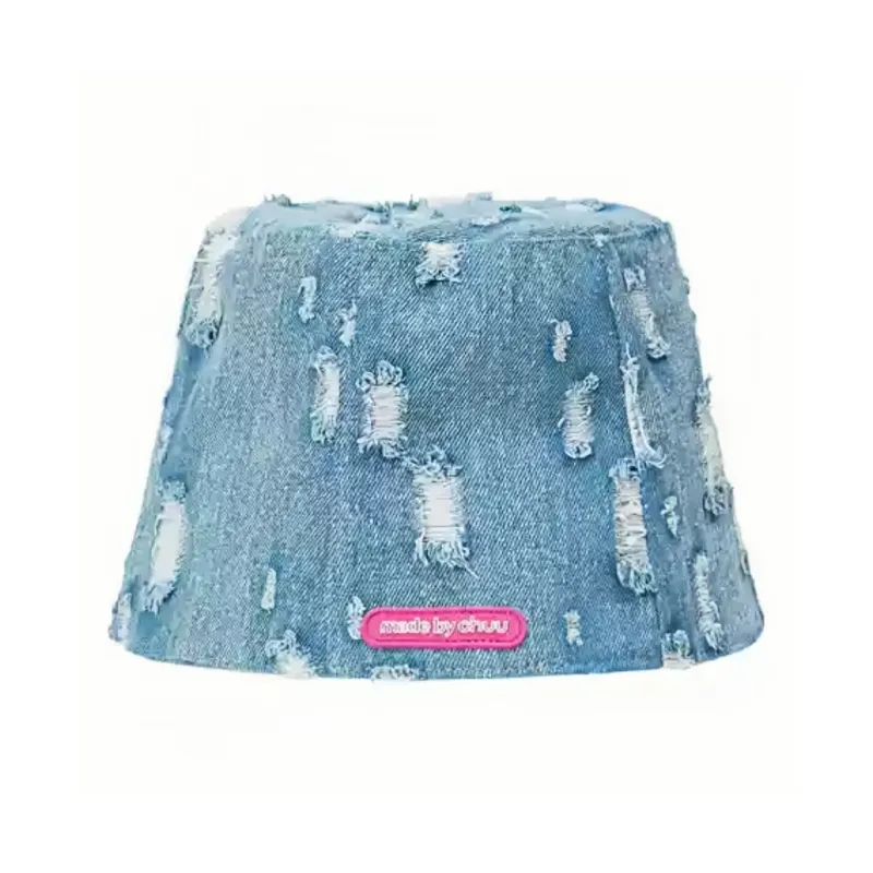 CHUU Cotton, Polyester, Recycled Fiber Bucket Hats Women's Blue-0