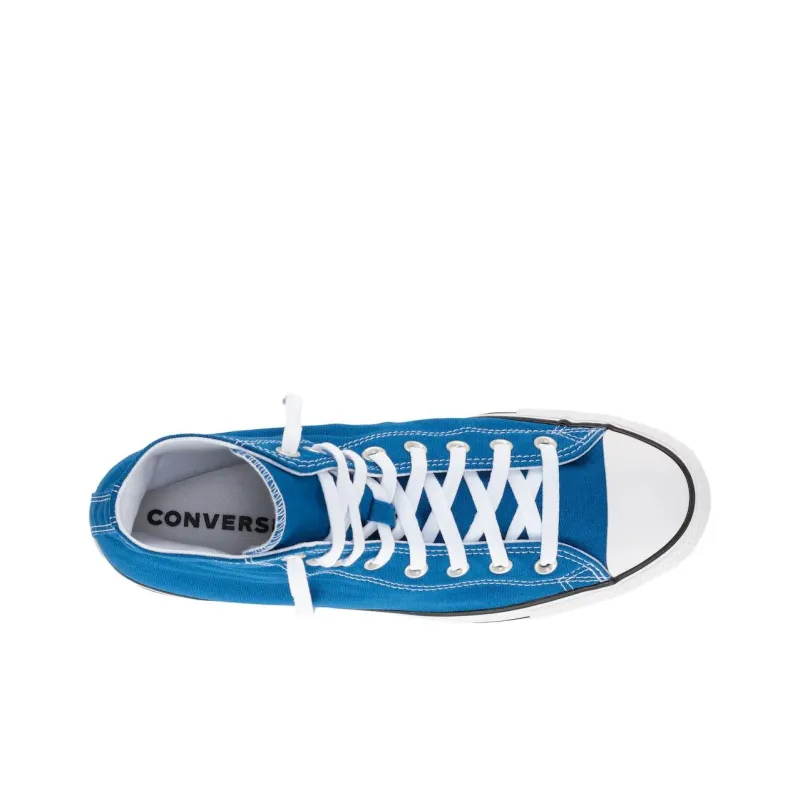 Converse Chuck Taylor All Star Anti Slip Wear Resistant High Top Canvas Shoes Men's Blue-2