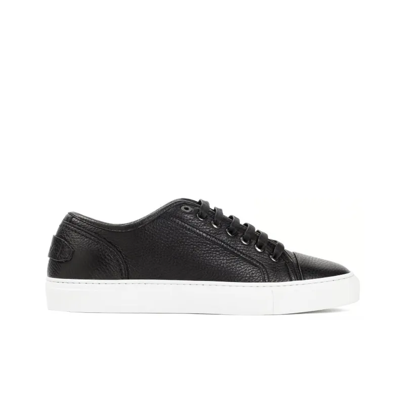 BRIONI Primavera Grained Leather Sneakers-1