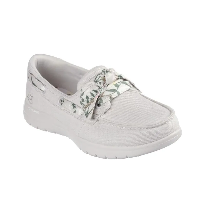Skechers ON THE GO Anti-Slip Wear-Resistant Low-Top Casual Shoes Women's Ecru-3