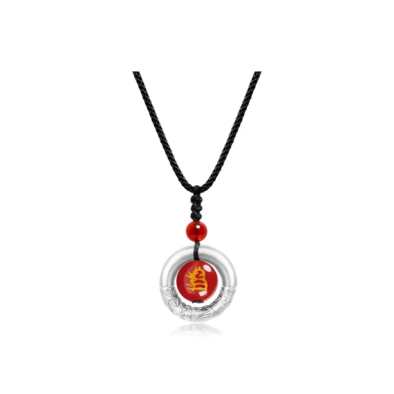 North Cain Agate Jade Necklaces Unisex-33