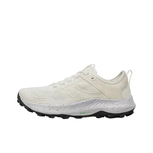 Saucony Anti Slip Wear Resistant Low Top Hiking Shoes Women's Ecru