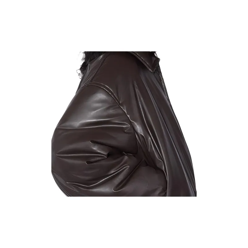 Acne Studios Coated Bomber Jacket Adm Dark Brown-2