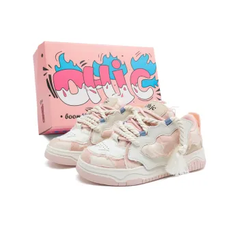 OHJC Slip Resistant Cushioning Wear Resistant Lightweight Breathable Low Top Skateboard Shoes Unisex