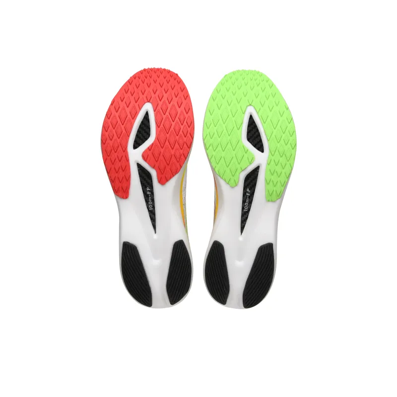 100m F.P Hurricane 3.0 Pro Low Top Training Running Shoes Men's Mismatched Color Red & Yellow Star-5
