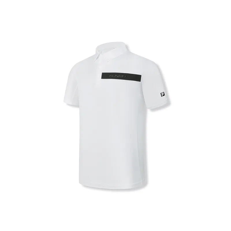 FILA Golf Series Polo Shirt Men's Jade White-1