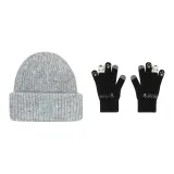 Gray Hood+Black Glove