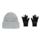 Gray Hood+Black Glove