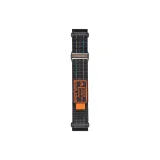 Charcoal Gray/Double Section Sports Style Nylon Loop Strap
