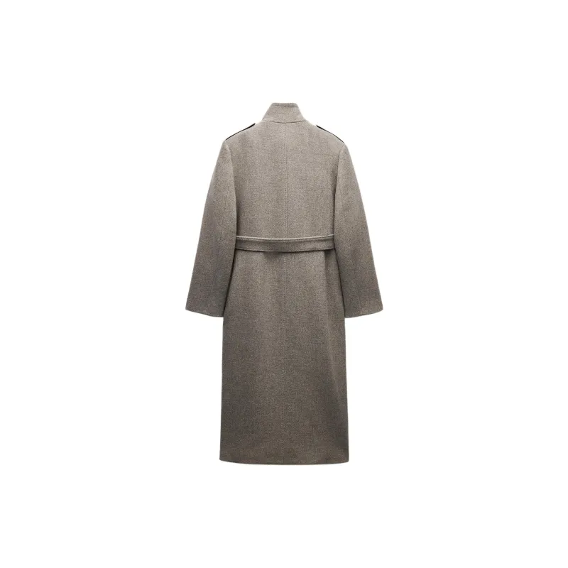 ZARA ZW Series Coats Women's Light Mink Color-1