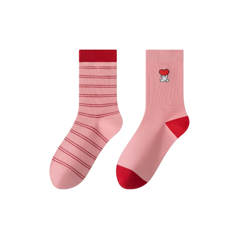 MIIOW Honmei Honmei Series Mid Calf Socks Unisex 2 Pack-7