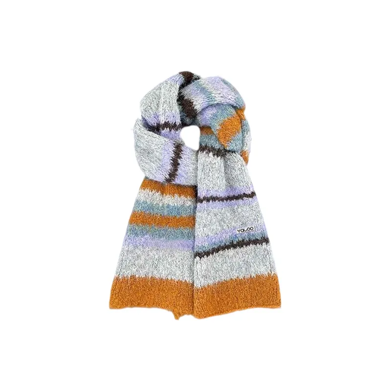 Yalu Polyester Knit Scarves Unisex Gift Box Set-6