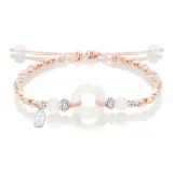 Peaceful Joy Bracelet (Pink Cord)