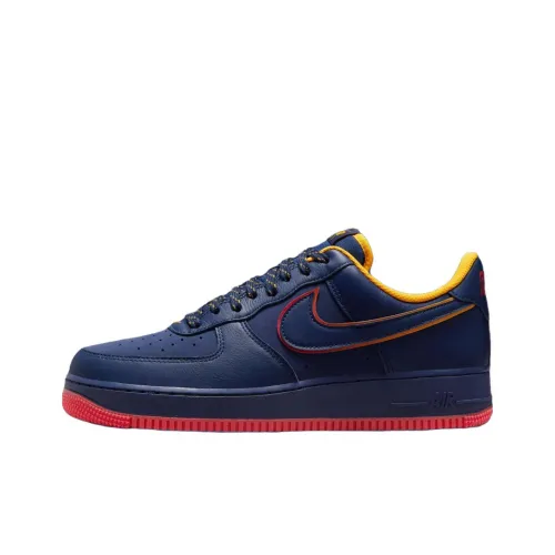 Nike Air Force 1 Anti Slip Wear Resistant Low Top Skateboard Shoes Unisex Blue
