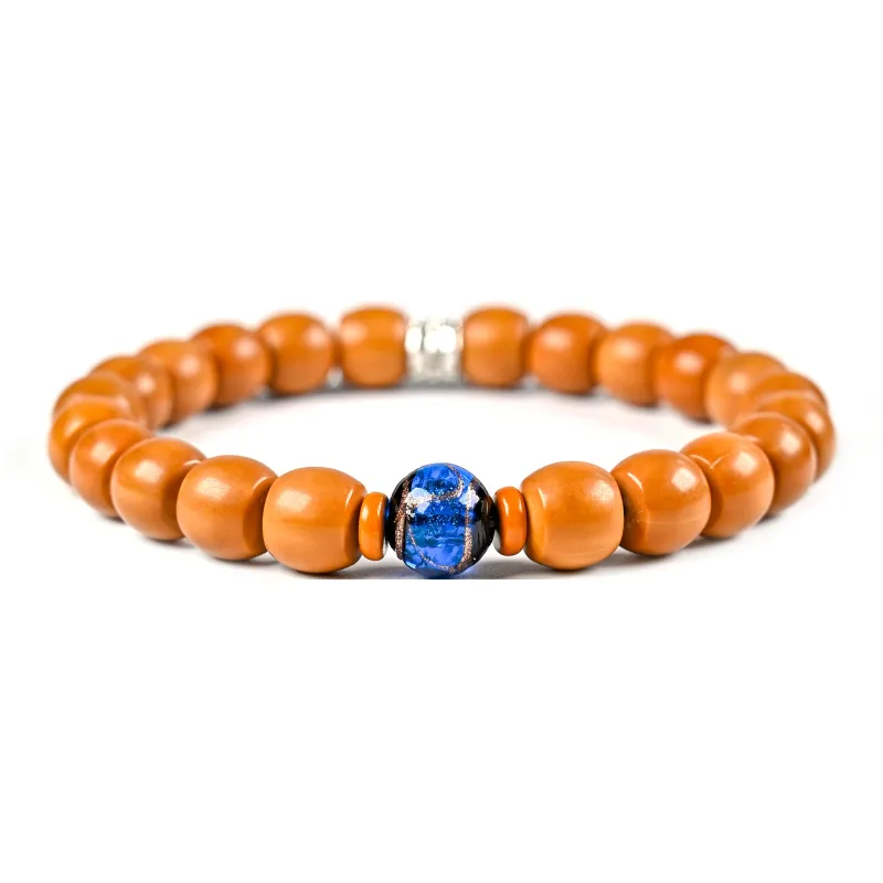 WUDE Monkey Head Walnut Wooden Bracelets Unisex-17