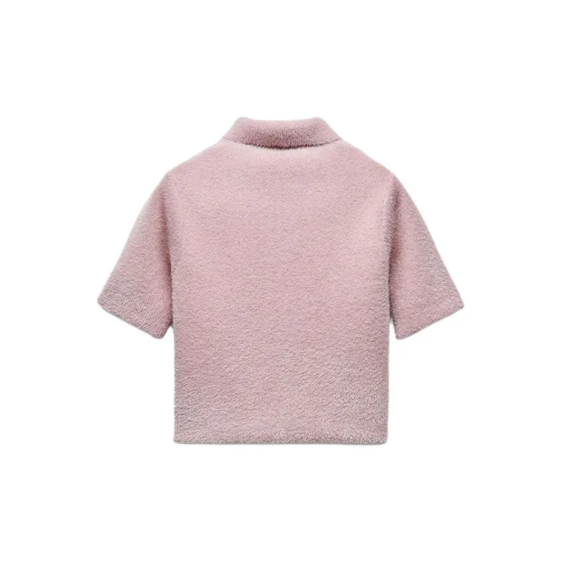 ZARA Polo Shirts Women's Pink-1