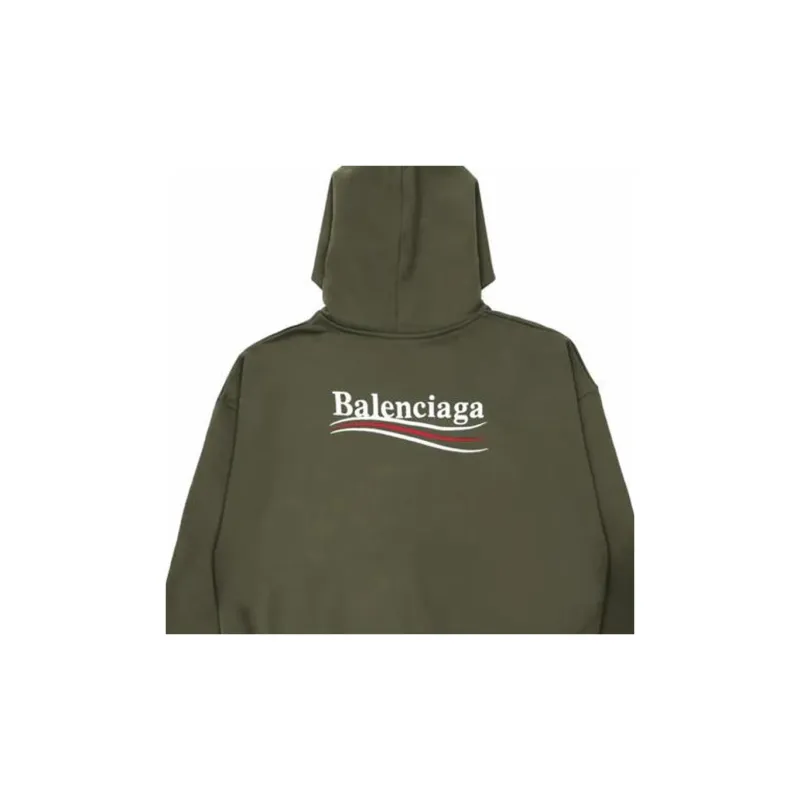 Balenciaga Sweatshirt Loose Fit Men's Green-5