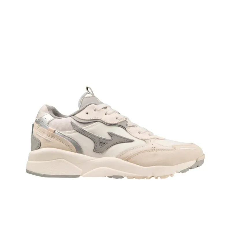 Mizuno Sky Medal Anti Slip Wear Resistant Low Top Casual Running Shoes Unisex Ecru-1