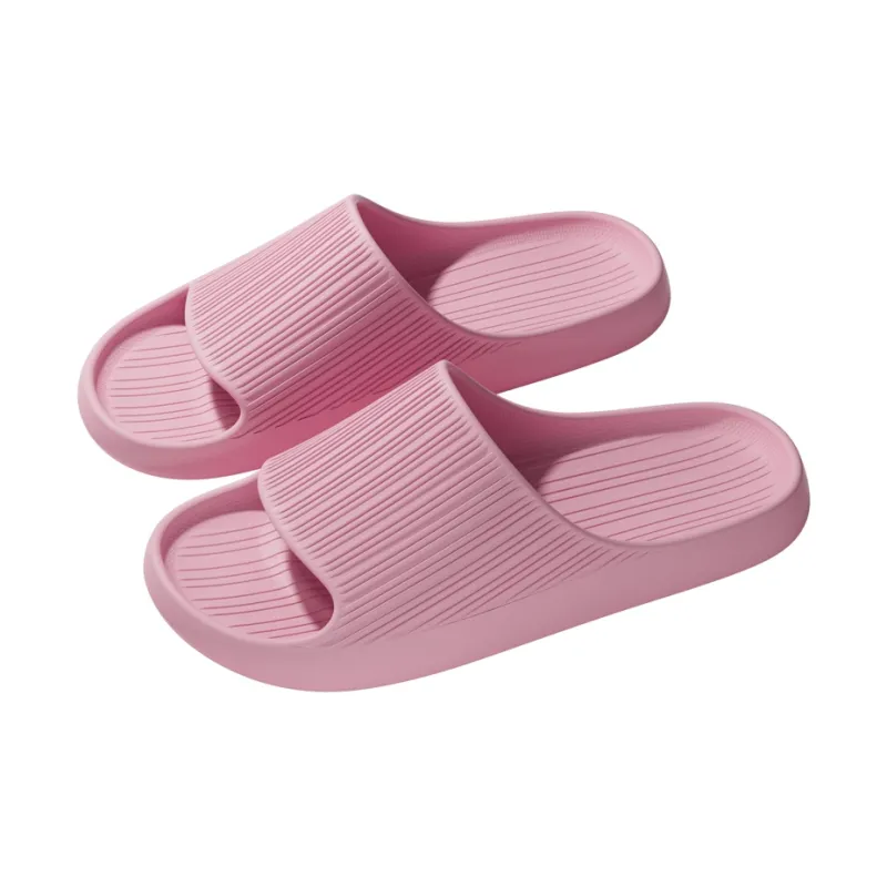 Foot Recreation Summer Minimalist Style Vertical Stripes Eva Anti Slip And Wear Resistant Slippers Home Slippers Unisex-5