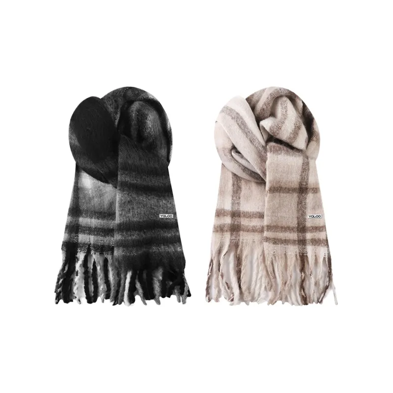 Yalu Polyester Knit Scarves Unisex Gift Box Set-5