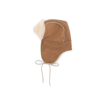 UGG Decorative stitching Suede Hat