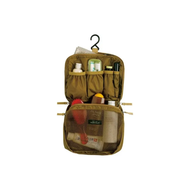 MONTBELL Nylon Toiletry Bag Tubas Unisex Khaki Green-1