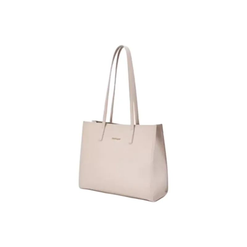 Hush Puppies Cow Leather Tote Bag Shopping Bag Shoulder Bag Large Size Women's Brown/Apricot/Black-7