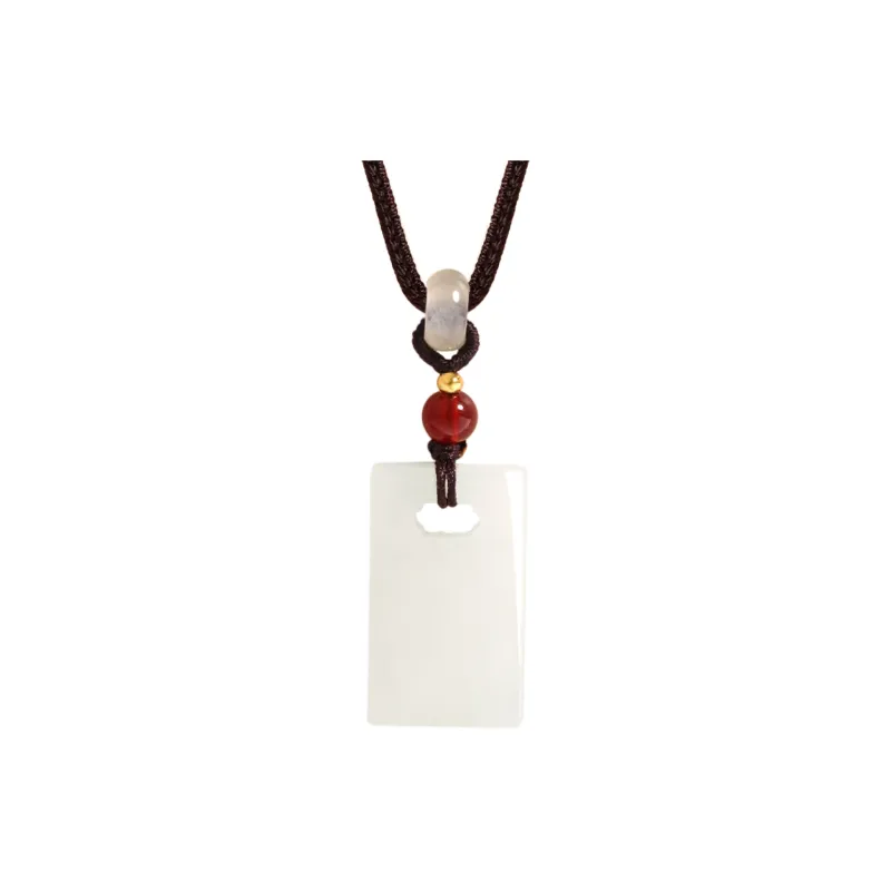 Lao Feng Xiang Hetian Jade White Jade Unisex-0