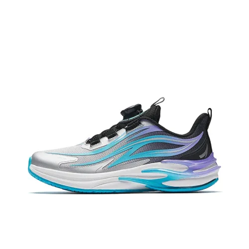 Antakids Chiyan Abrasion Resistant Low Top Kids' Running Shoes Lake Blue Teenagers
